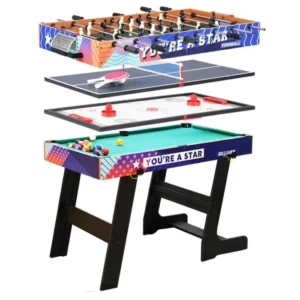 שולחן משולב (4 משחקים בתוך 1) 250499 בגודל 107/53 ס"מ