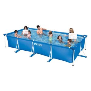 בריכה עילית אינטקס מלבנית 28273 בגודל 450x220x84 ס"מ INTEX
