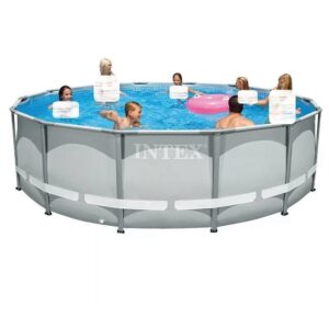 בריכת אינטקס עמודים עגולה 26720 בגודל 427/107 ס"מ INTEX