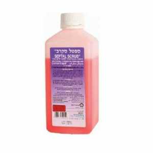 ספטל סקראב 0.5 ליטר סבון אנטיספטי (אדום) לחיטוי ידיים