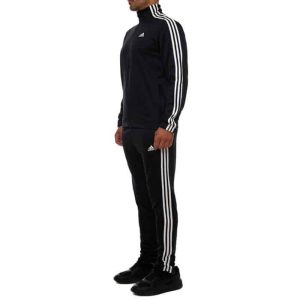 חליפת ספורט איכותית 101514 ADIDAS SPORTSWEAR TAPERED לגבר המנדפת זיעה בצבע שחור