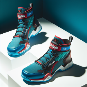 נעלי איגרוף 251067 Contender Boxing Shoes VENUM כחול/תכלת/אדום