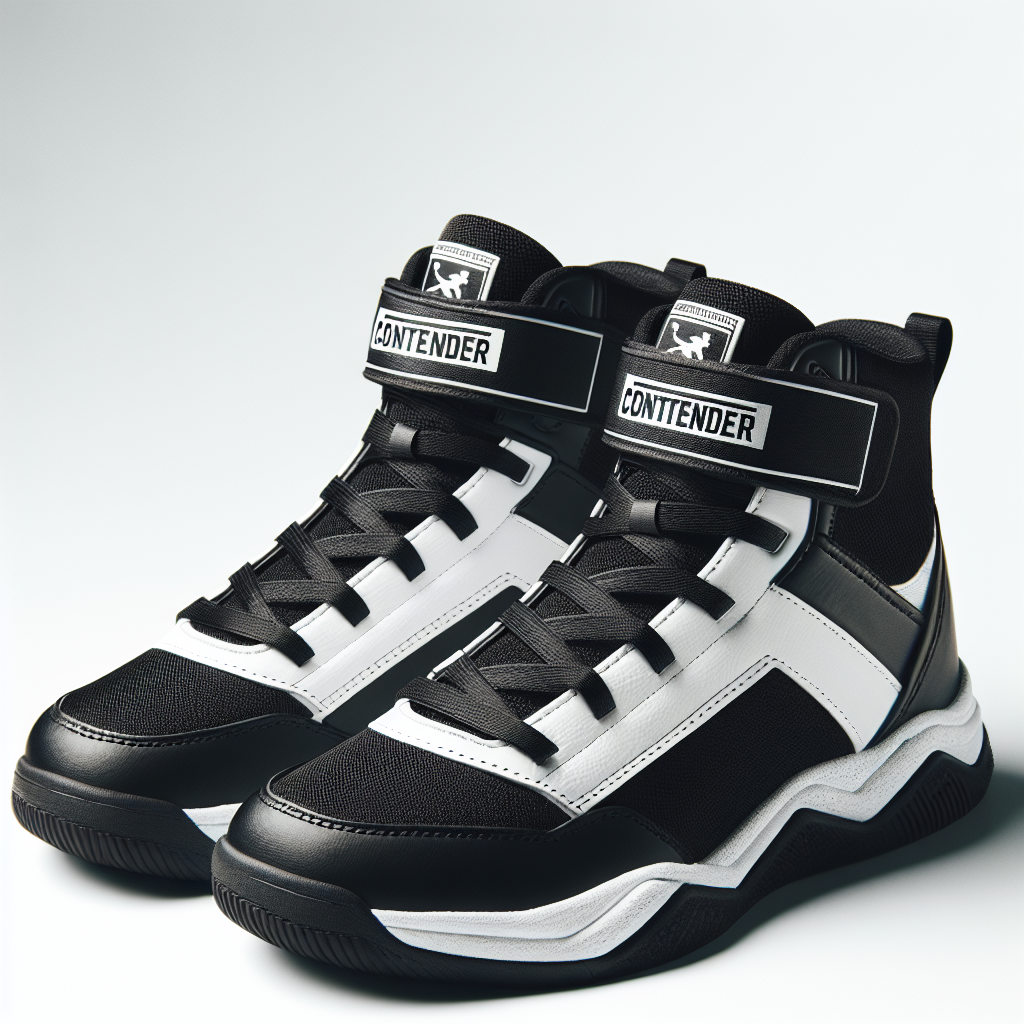 נעלי איגרוף 251064 Contender Boxing Shoes VENUM שחור/לבן