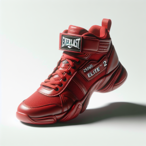 נעלי אגרוף מקצועיות 251060 Everlast Elite 2 Boxing Shoes – צבע אדום