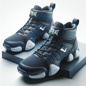 נעלי אגרוף מקצועיות 251059 Everlast Elite 2 Boxing Shoes – צבע כחול נייבי