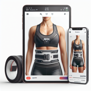 חגורת גב ניילון 250797 RDX Weight Lifting Belt For Women