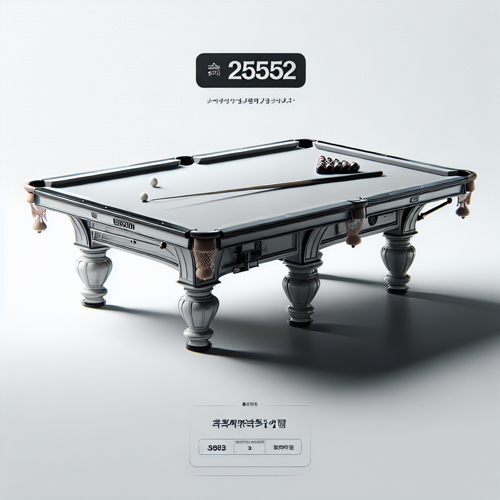 שולחן סנוקר מקצועי 250552 בגודל 12 פיט דגם SWORD 2 Rasson